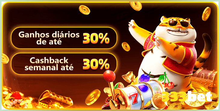cashback de 30% promoções
