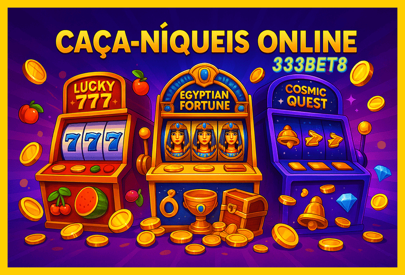 Explore o mundo das slot machines no 333BET8 Casino